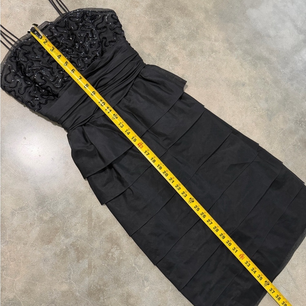 Vintage 1960’s Black Sequin Cocktail Dress - Picture 6 of 10